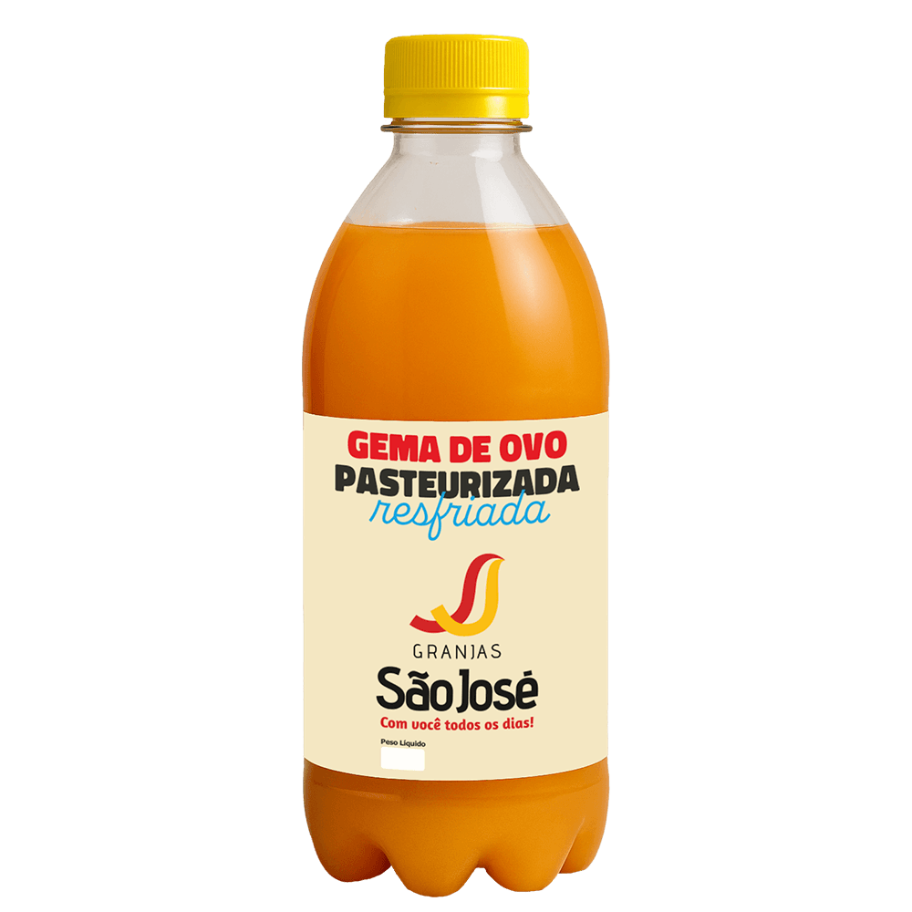 Gema Pasteurizada Garrafa 1kg - São José