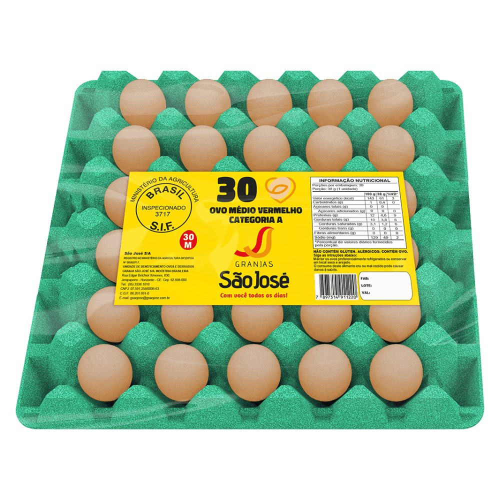Ovos Vermelhos com 30 - São José
