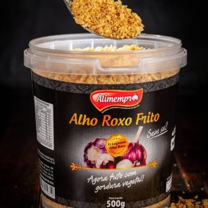 Alho Roxo Nobre Frito 500g - Alimempro