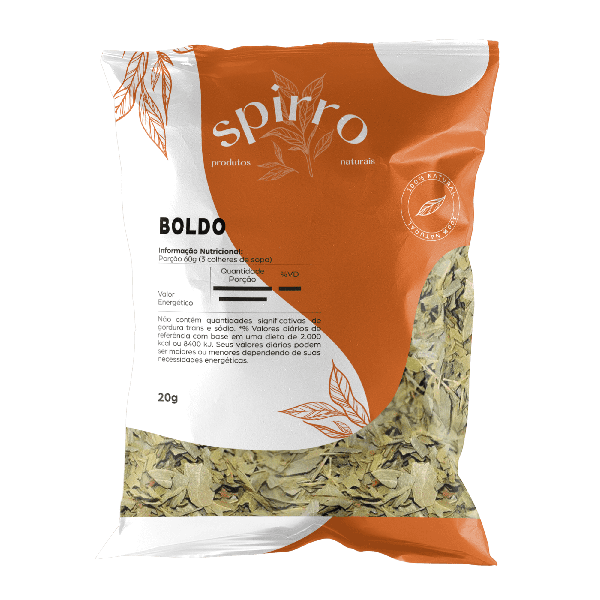 Boldo 20g - Spirro Produtos Naturais