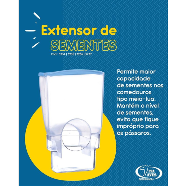 Extensor de sementes - Pra Aves