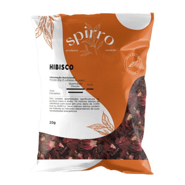 Hibisco 20g - Spirro Produtos Naturais