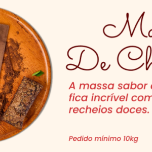 Massa de chocolate - Bog Massas