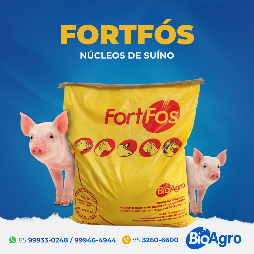NUCLEO FORTFOS SUINO REPRODUÇÃO 15KG - Bio Agro