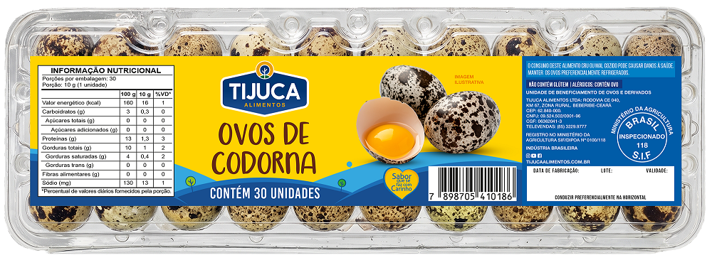 Ovos de Codorna - Tijuca