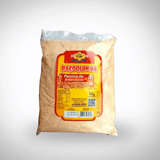 Paçoca de Amendoim 1kg - Cleobem