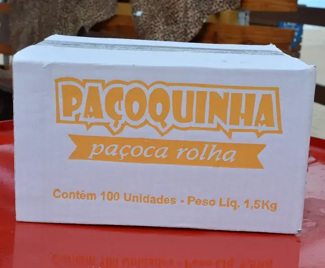 Paçoquinha CX 100 Unid - Cleobem