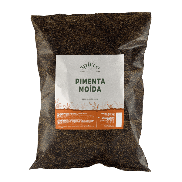 Pimenta do Reino Moída 100g - Spirro Produtos Naturais