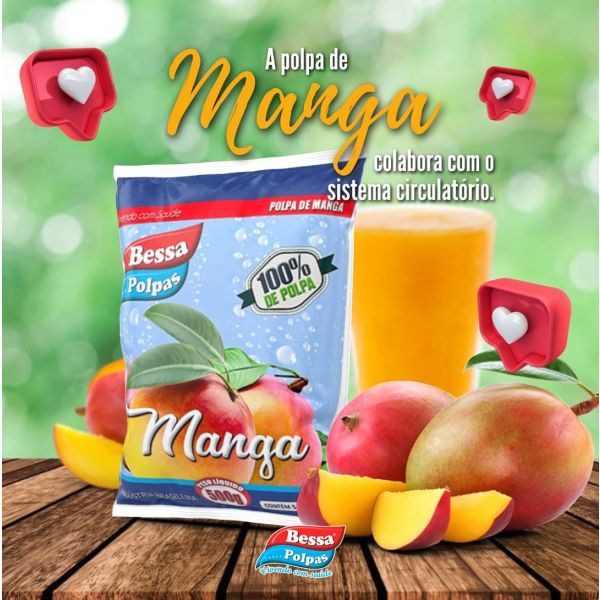 Polpa de Manga - Bessa Polpas