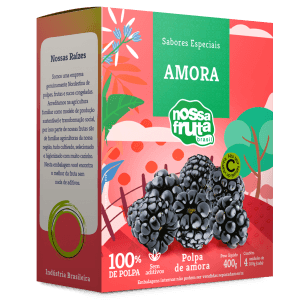 Polpa de Amora - Nossa Fruta