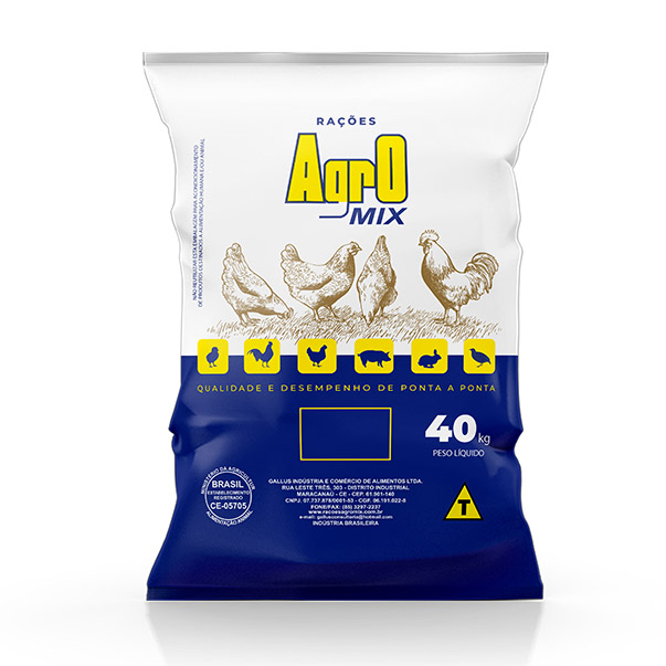 Ração Ag-mix Pré-Inicial 40kg - Agromix