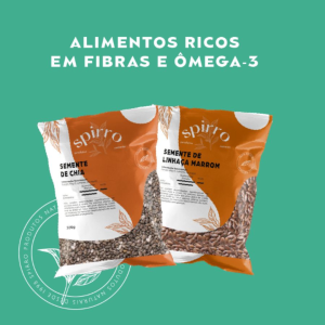 Sementes de Linhaça e Chia - Spirro Produtos Naturais
