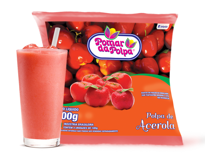 Polpa de Acerola 400g Pomar