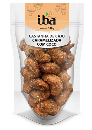 Castanha de Caju Caramelizada com Coco - Iba