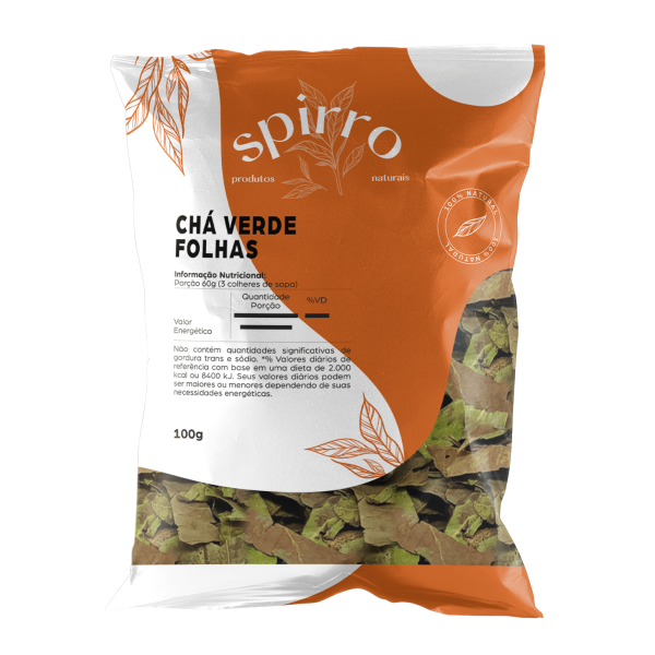 Chá Verde 100g - Spirro Produtos Naturais