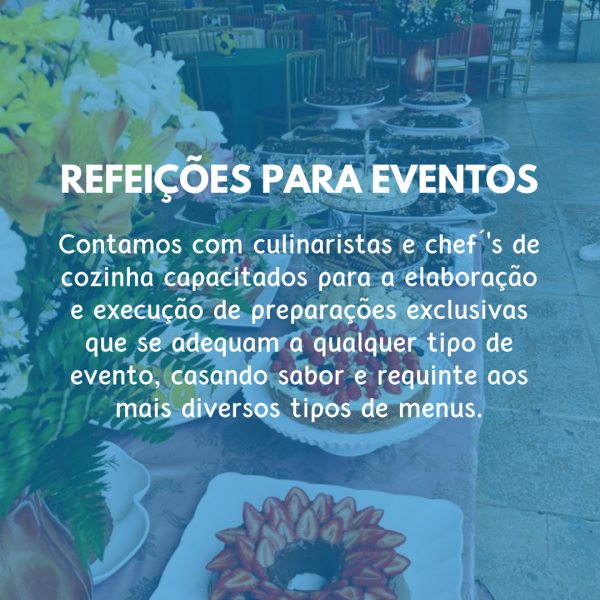 Refeições para Eventos - Indústria Santa Maria