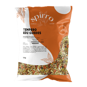 Tempero Edu Guedes 50g - Spirro Produtos Naturais