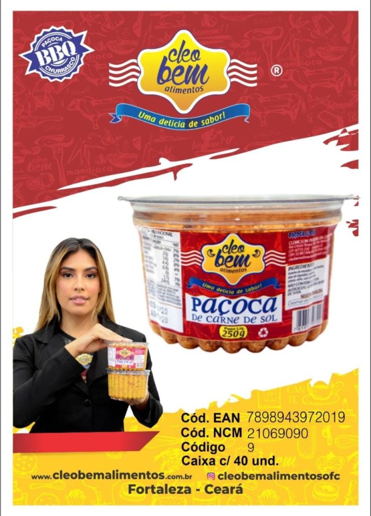 PAÇOCA CLEOBEM POTE 250 G